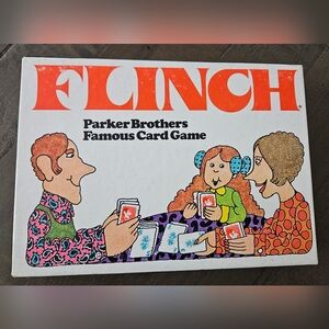 1976 Flinch Card Game Parker Brothers Sealed Cards Open Box No Instructions